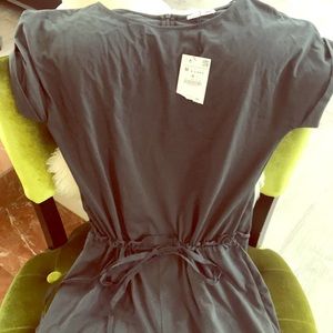 Zara Gathered Waist Jumpsuit